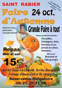 Foire d'automne de SAINT RABIER