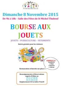 Bourse aux jouets , puériculture et vêtements Saint Michel Thubeuf