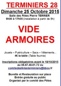 Vide armoire de Terminiers