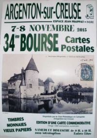 34e bourse cartes postales,timbres,vieux papiers d'ARGENTON SUR CREUSE