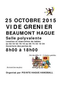 Vide-grenier du Pointe Hague Handball