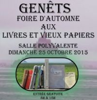 Foire d'automne aux livres et aux papiers de GENETS