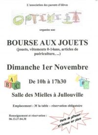 Bourse aux jouets, vêtements, articles de puériculture, de JULLOUVILLE