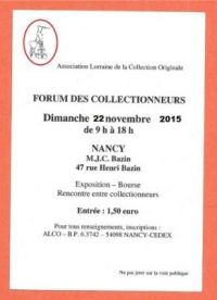 Forum des collectionneurs Nancy