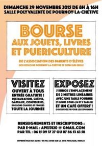 Seconde bourse aux jouets, livres et puériculture Pournoy La Chetive