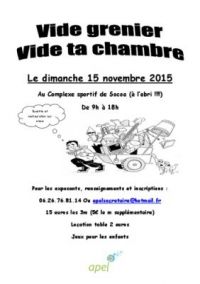 Vide-grenier, vide ta chambre Urrugne à l'abri
