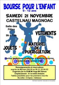 Bourse à l'enfance Castelnau Magnoac
