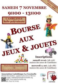 Bourse aux jouets Ludothèque La Coccinelle de Camblanes et Meynac