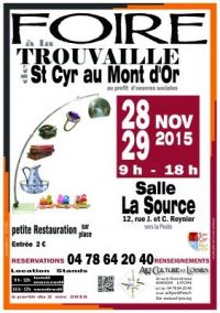 Foire a la trouvaille de Saint cyr au mont d'or