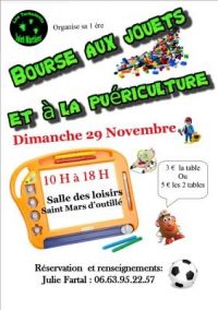 Bourse aux jouets et puériculture Saint Mars d'Outille