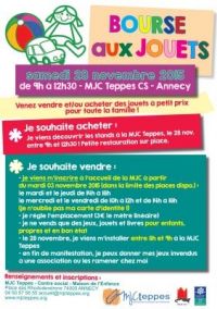 Bourse aux jouets Annecy