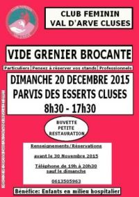 Vide-grenier brocante Cluses
