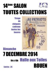 Halle aux toiles 14ème salon toutes collections Rouen