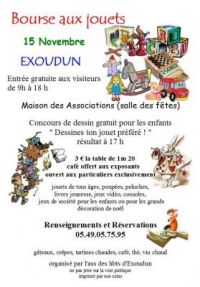 Bourse aux jouets pour petits et grands -cadeaux Noël Exoudun