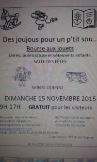 Bourse aux jouets Sainte Ouenne