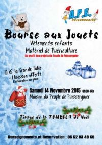 Bourse aux jouets de l'APE de PUISSERGUIER