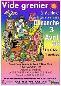 18ème vide grenier de l'association val d'oye à Valdoie