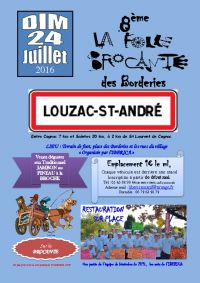 8ème folle brocante des borderies Louzac Saint André