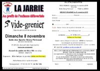 Vide grenier des poulbots La Jarrie