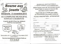 Bourse aux jouets Tonnay Charente