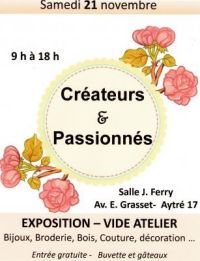 Créateurs &amp; passionnés vide atelier Aytre