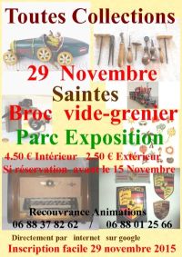Brocante 1ère bourse multi collections et vide grenier Saintes