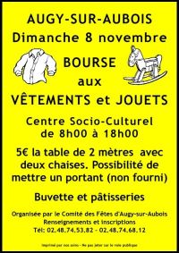 Bourse aux vêtements et aux jouets