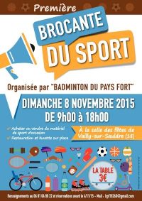 1ère Brocante du Sport Vailly Sur Sauldre