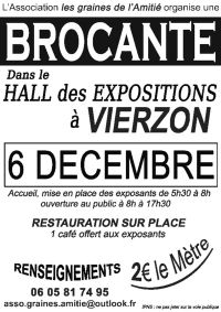 Brocante vide-greniers couverte Vierzon