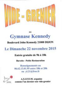 Deuxième vide grenier d'asifom Dijon