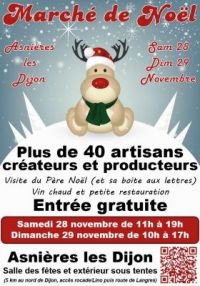 Marché de Noël Asnières Les Dijon