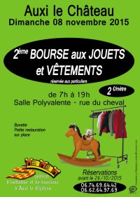 Bourse aux jouets et vêtements à Auxi le château