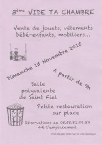 Vide ta chambre Saint Fiel