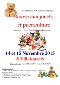 Bourse aux vêtements, jouets et puériculture Villetoureix