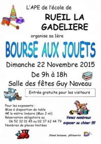 Bourse aux jouets Rueil La Gadelière