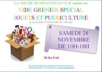 Vide grenier special jouet et puériculture Mejannes Le Clap