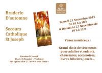 Braderie d'automne du secours catholique saint joseph Toulouse