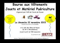 Bourse aux vêtements, jouets et materiel puériculture Pessan