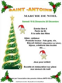 Marché de Noël 19 &amp; 20 decembre Saint Antoine