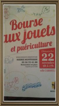 Bourse aux jouets et puériculture Montussan