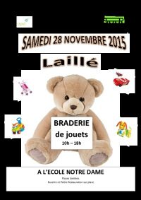 Braderie de jouets à Laille