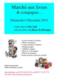 Marché aux livres &amp; compagnie La Bosse de Bretagne