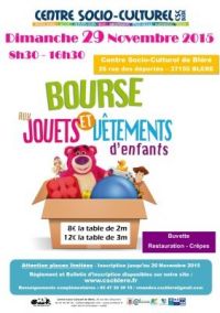 Bourse aux jouets et aux vêtements d'enfants Bléré