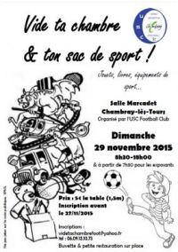 Vide ta chambre et ton sac de sport Chambray Les Tours