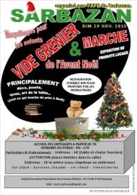 Vide grenier et Marché de l'Avent Noël Sarbazan