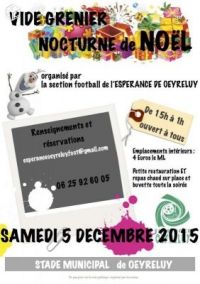 Vide-greniers nocturne de Noël Oeyreluy