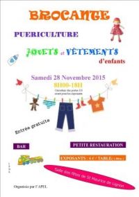 Brocante puériculture jouets et vêtements d'enfants Saint Maurice De Lignon