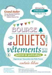 Bourse aux vêtements, jouets et puériculture Nantes