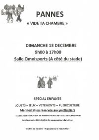 Vide ta chambre - spécial enfants Pannes