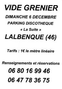 Vide grenier d'hiver Lalbenque